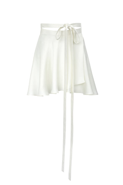 BALLERINA WRAP SKIRT IVORY | Orseund Iris